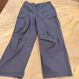 SKIMS Outdoor Woven Wide Leg Cargo PantsIndigo Size M brand new with tags